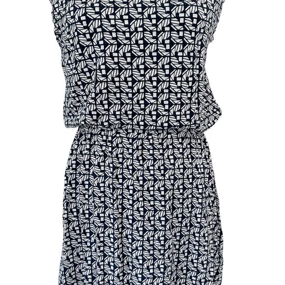 Athleta Encinitas Lively Dress Medium Gathered Waist‎ Midi Cap Sleeve - Picture 4 of 12